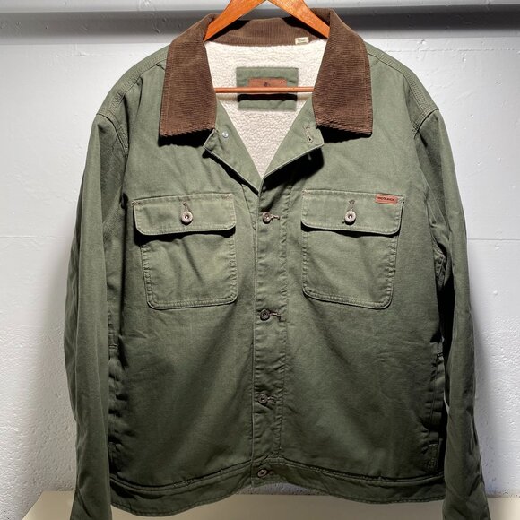 Woolrich Other - Woolrich Sherpa Lined Men's Canvas Button Down Jacket